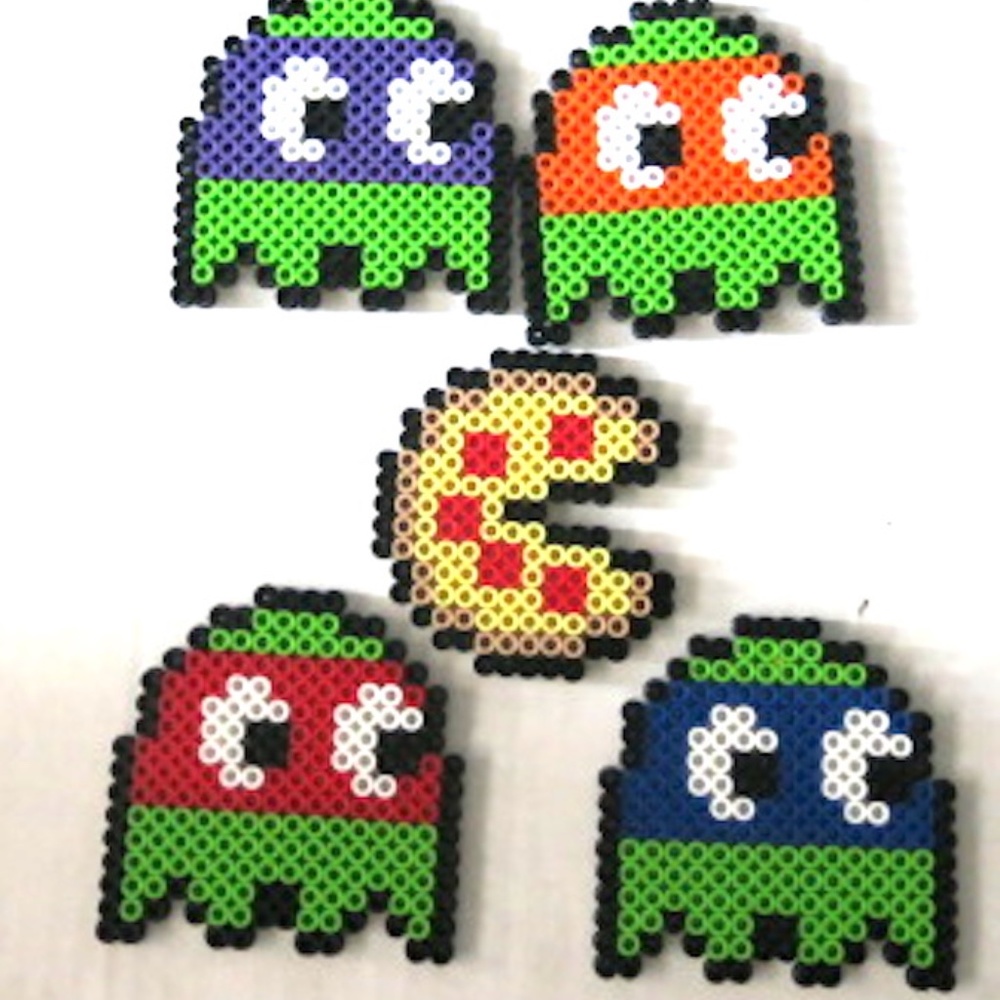 Perler Beads Ninja Turtle Pac Man